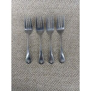 Reed & Barton Seychilles Seashell 4 Salad Forks